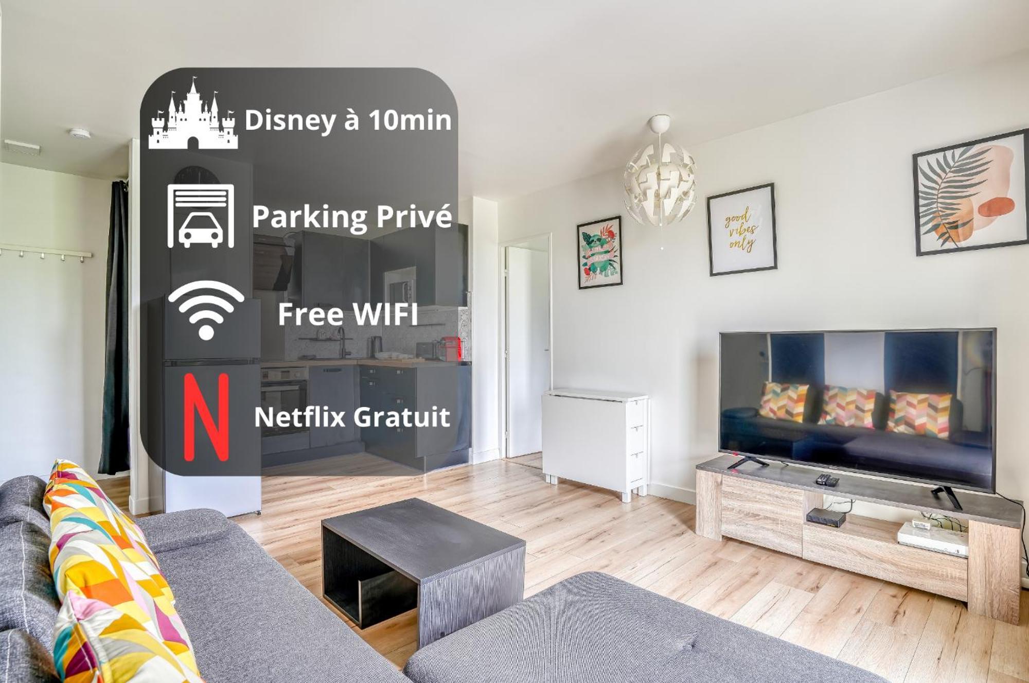 Le Convertible - Proche Disney - Parking Prive Chalifert Ngoại thất bức ảnh